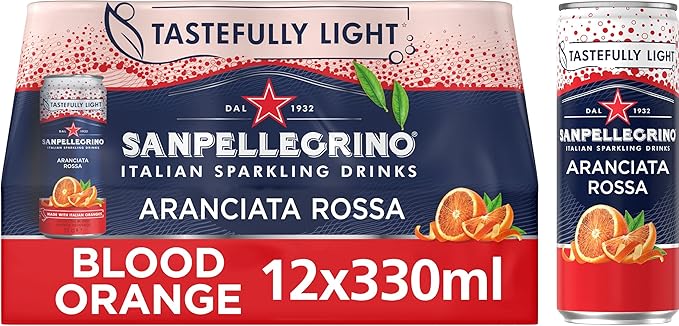 San Pellegrino Italian Sparkling Pomegranate & Orange | 12 x 330ml