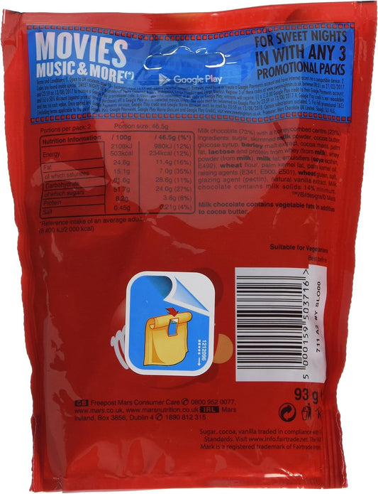 Maltesers Chocolate Pouch, 93 g