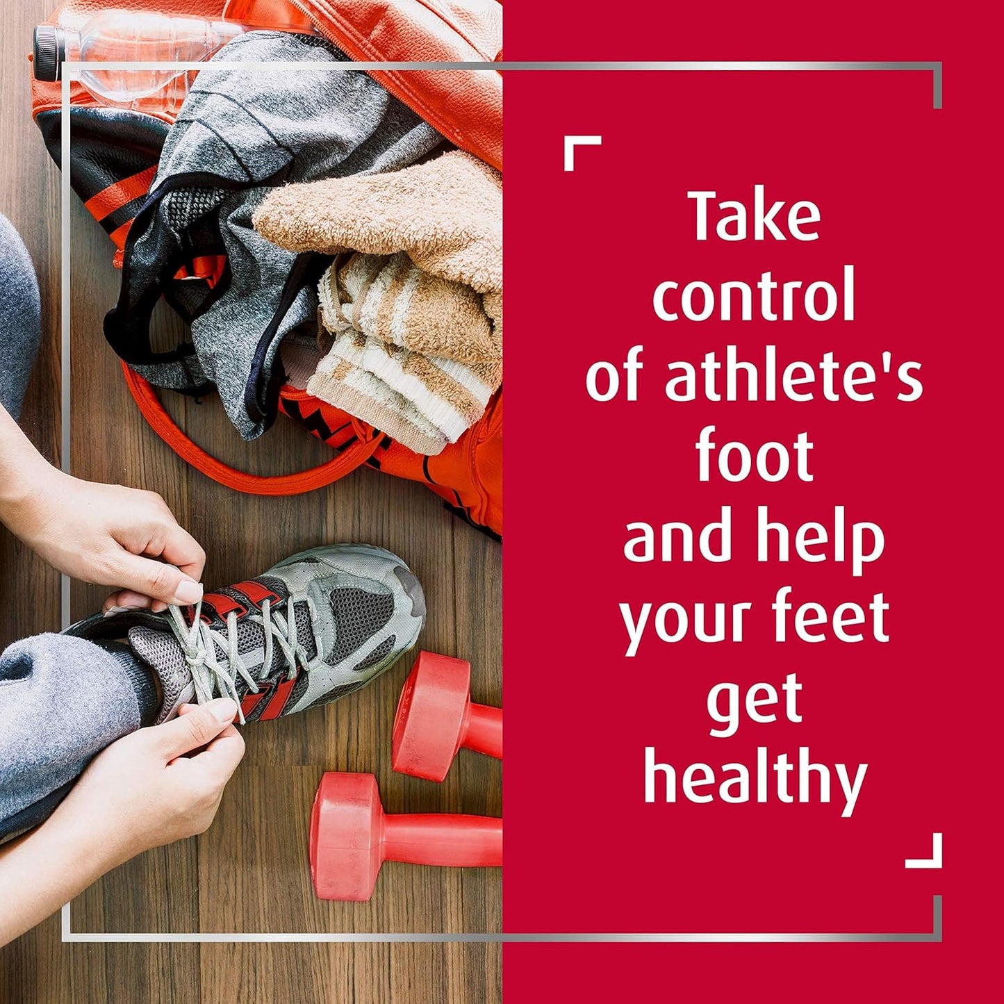 Canesten Athlete’s Foot 1% w/w Cream | Effective Athlete’s Foot Treatment | Soothes Itching | Destroys Athlete’s Foot Fungi | Antifungal Cream | Big pack |30 g (Pack of 1)