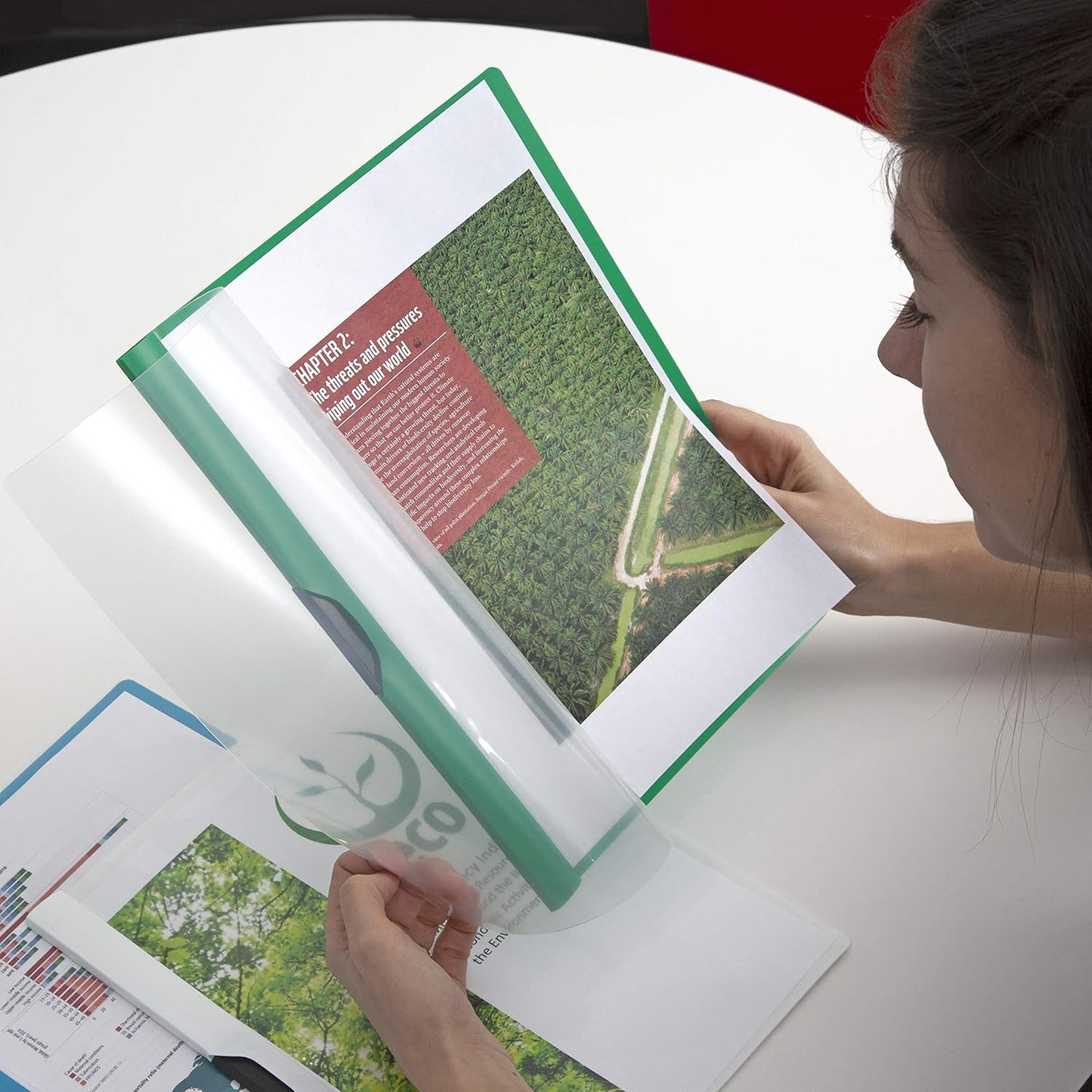 Rapesco 1596 Clip File, A4, Black, Pack of 25