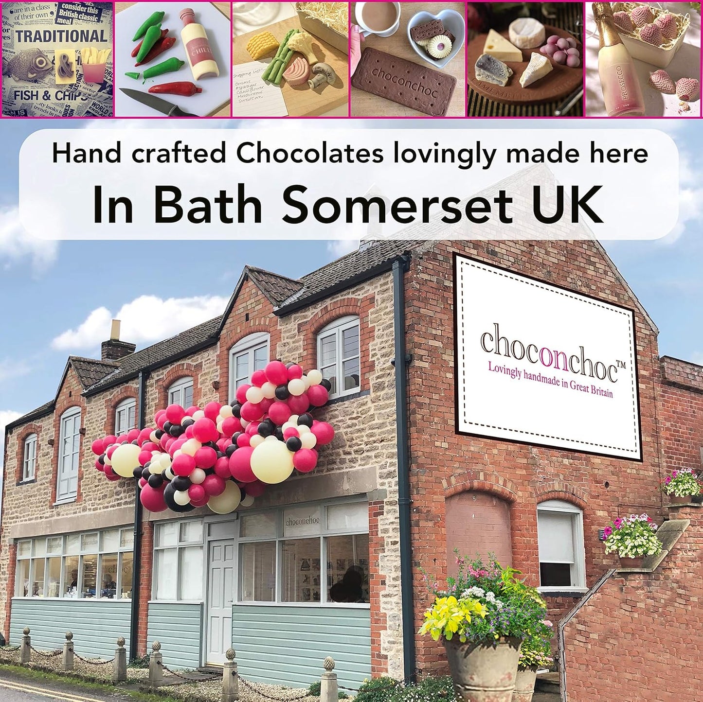 Choc On Chocolate Dumbbells | Handmade Belgian White, Milk, and Dark Chocolate - 70g - Unique Gift Idea for Fitness Enthusiasts & Chocolate Lovers | Premium Quality Ingredients