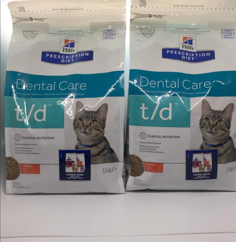 Dental Feline T/D Care Chicken 2 X 1.5kg