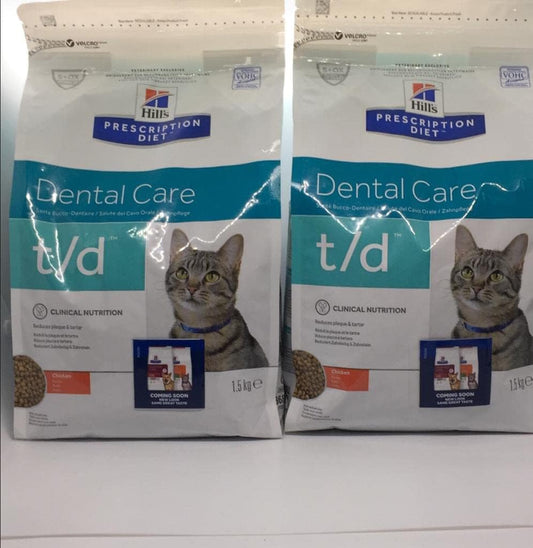Dental Feline T/D Care Chicken 2 X 1.5kg
