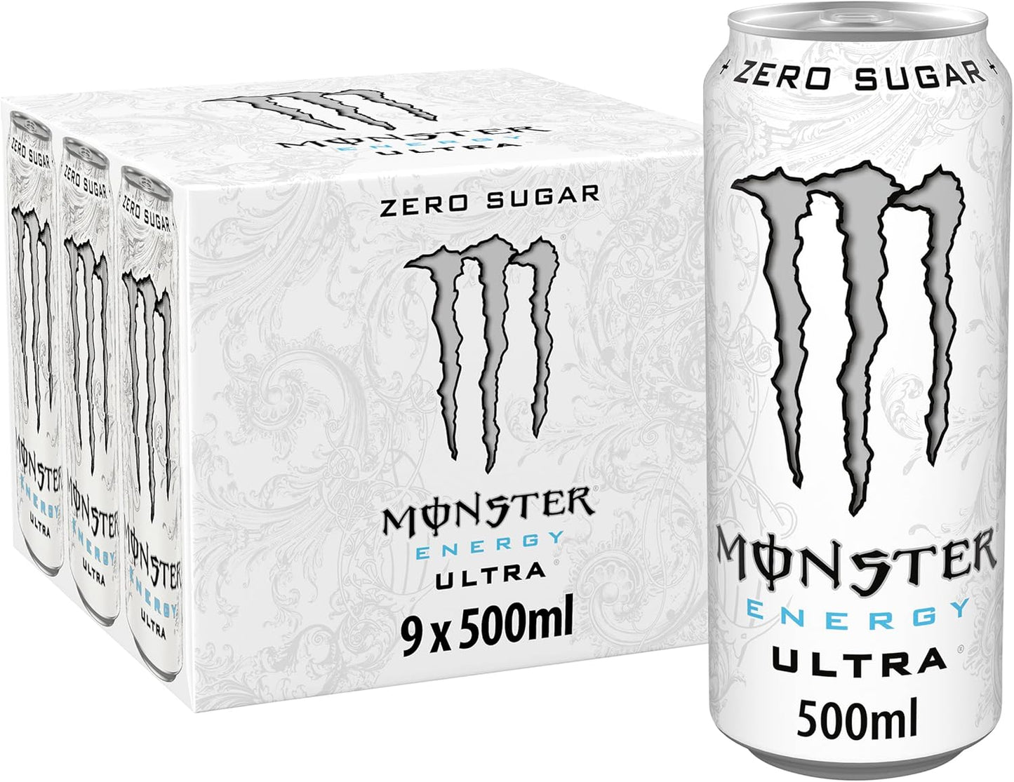 Monster Ultra Energy Drink | 9 x 500ml