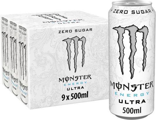 Monster Ultra Energy Drink | 9 x 500ml