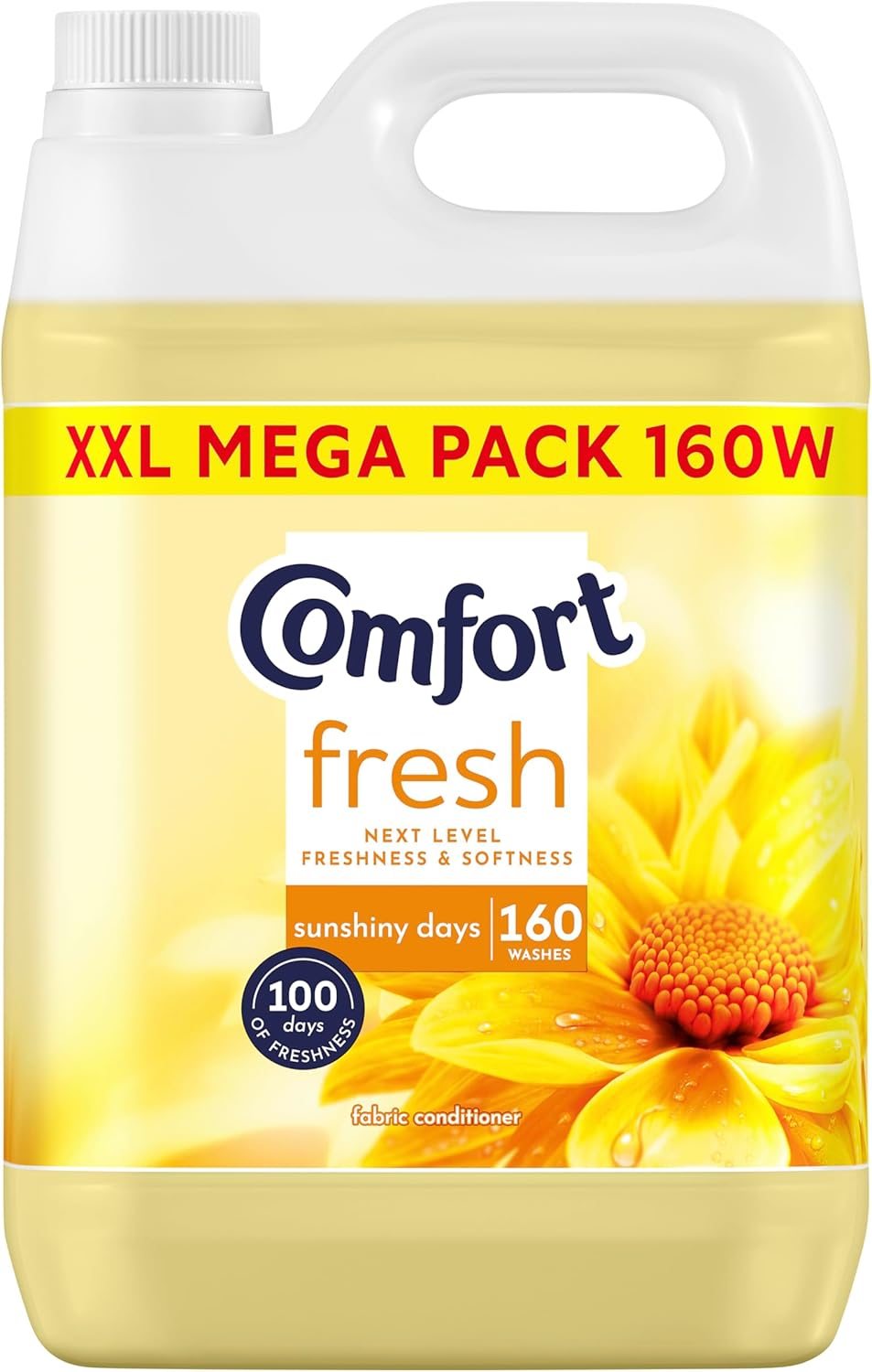 Comfort Fresh Sunshiny Days Fabric Conditioner | 4.8L, 160 Washes
