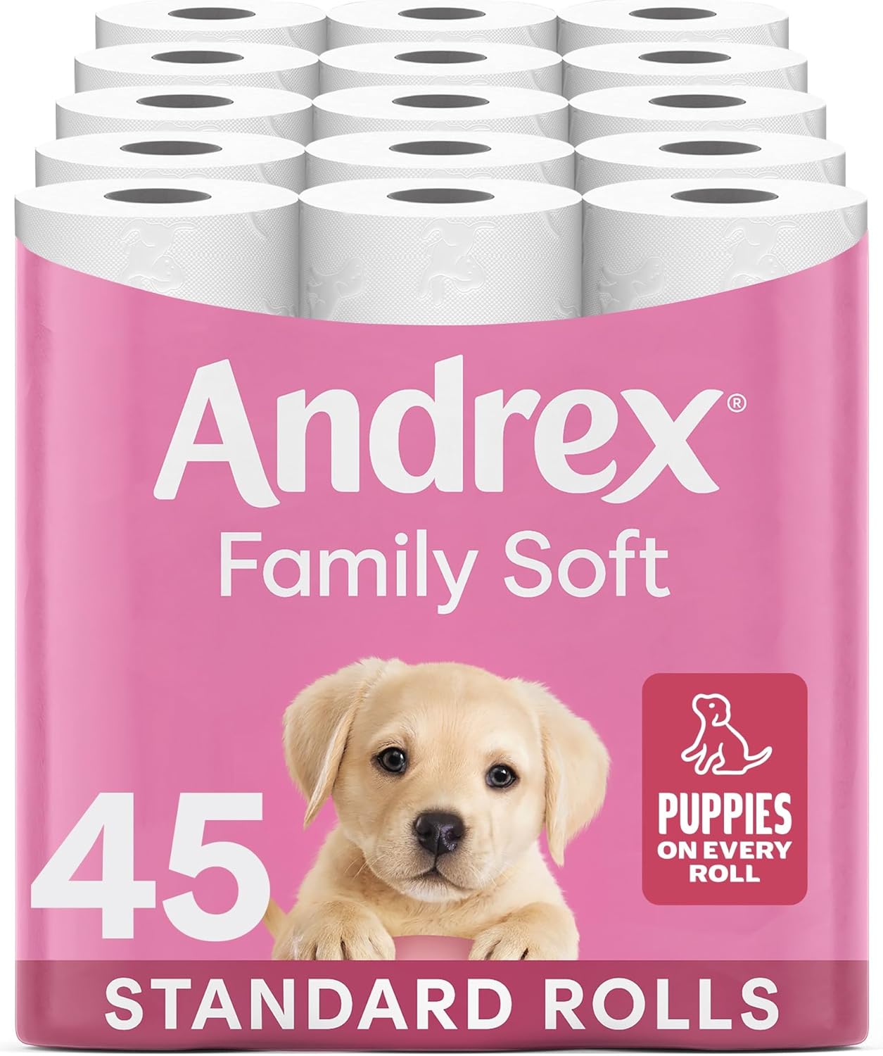 Andrex Family Soft Toilet Tissue | 45 Rolls