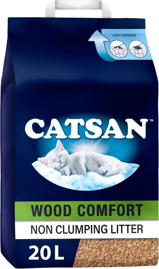 Catsan Wood Comfort Litter | 20L Bag