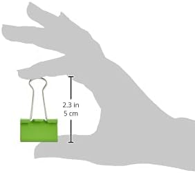 Rapesco FBC32COL 32 mm Foldback Clips, Assorted Colours, Pack of 10