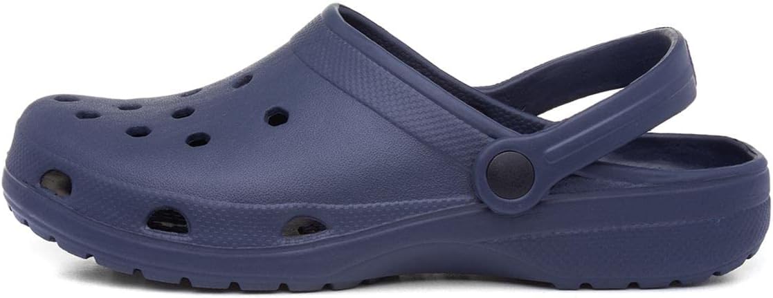Berman Adults Black EVA Slip On Clog Sandal