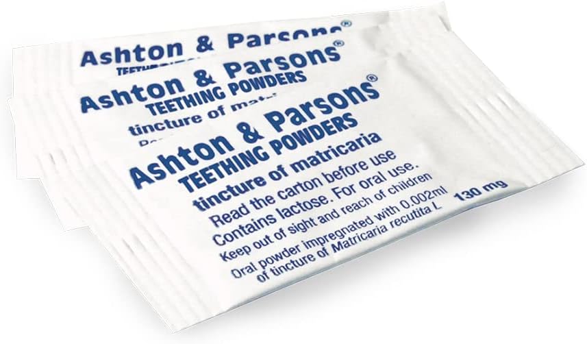Ashton & Parsons Teething Powders, used to soothe teething pain and symptoms, for Babies From 3 Months+, natural traditional remedy, UK’s No1 teething brand in pharmacy*, Pack of 30.