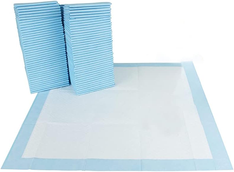 Bargain Factory - Pet Potty Training Pads for Dogs Puppy Pads - Super-Absorbent 5 Layers Waterproof - 56 x 56 cm - Disposable Puppy Pee Pads (Pack of 50)