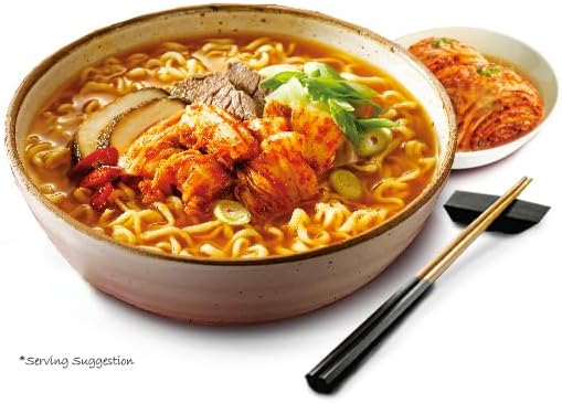 Starry Mart NS Korean KIMCHI Ramyun Ramen Noodles 120g (Box of 20 Packets)