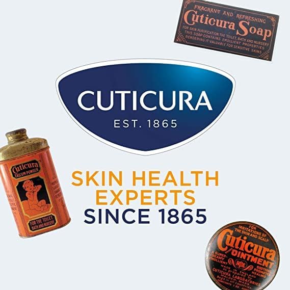 CUTICURA Mildly Medicated Body Powder 250 g, Many Uses Personal Hygiene, Sweat Control, Chafing and Friction Prevention, Itching Relief