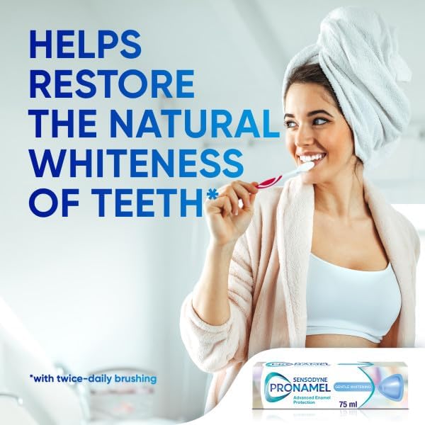 Sensodyne Pronamel Toothpaste Enamel Care, Gentle Whitening Toothpaste, Mint Flavour, 75ml