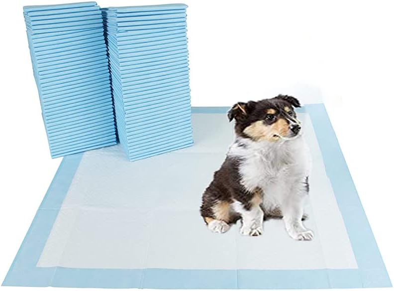 Bargain Factory - Pet Potty Training Pads for Dogs Puppy Pads - Super-Absorbent 5 Layers Waterproof - 56 x 56 cm - Disposable Puppy Pee Pads (Pack of 50)