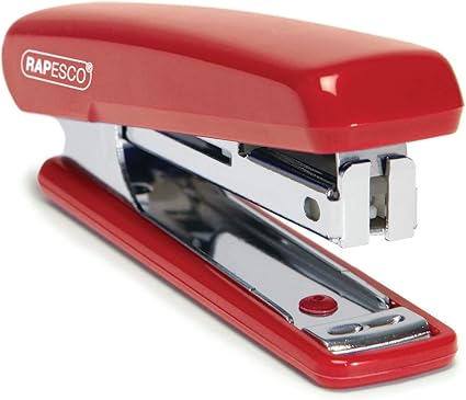 Rapesco PSE000AS Pocket Stapler with 1000 x 10/4 mm Staples, 12 Sheet Capacity, Random Assorted Colours