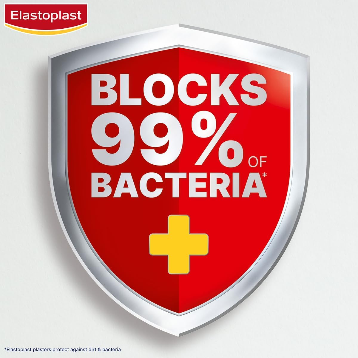 Elastoplast Fabric Extra Flexible Plaster, Pack of 40, Cranberry