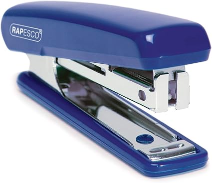 Rapesco PSE000AS Pocket Stapler with 1000 x 10/4 mm Staples, 12 Sheet Capacity, Random Assorted Colours