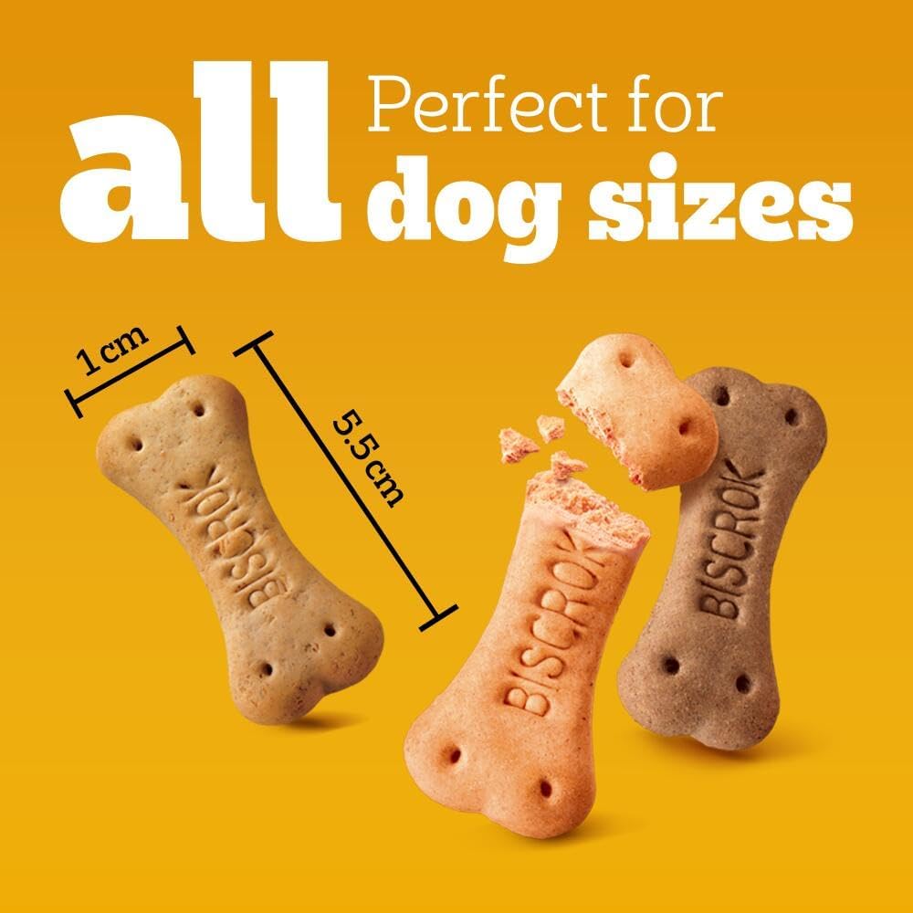 Pedigree Biscrok Multi Mix - Dog Treats - Bone-Shaped Biscuits - 500 g