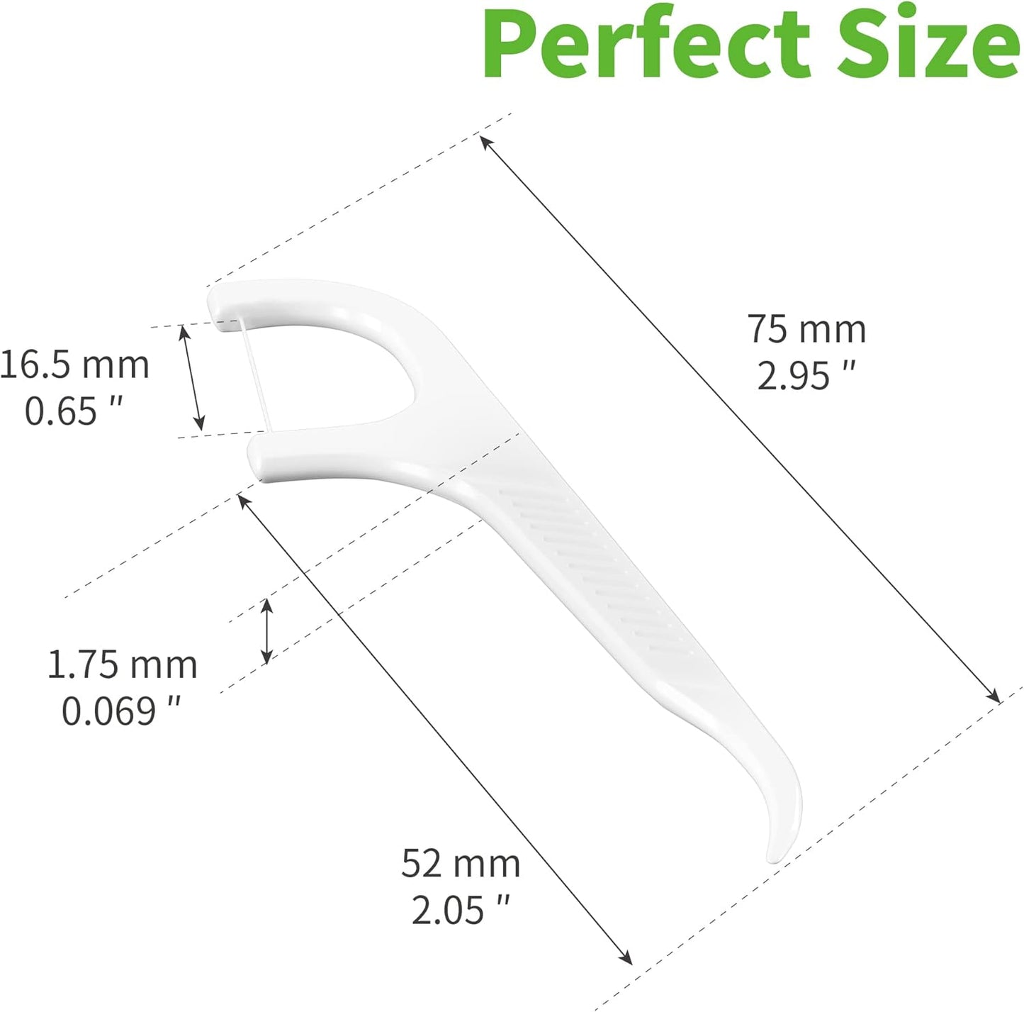 200pcs Floss Sticks Dental, Triple Clean Advanced Clean Dental Floss Stick, Easy and Simple to Use Tooth Floss Picks, Smoothly Work on Tight Teeth Floss Sticks, Keeps Your Mouth Fresh and Clean
