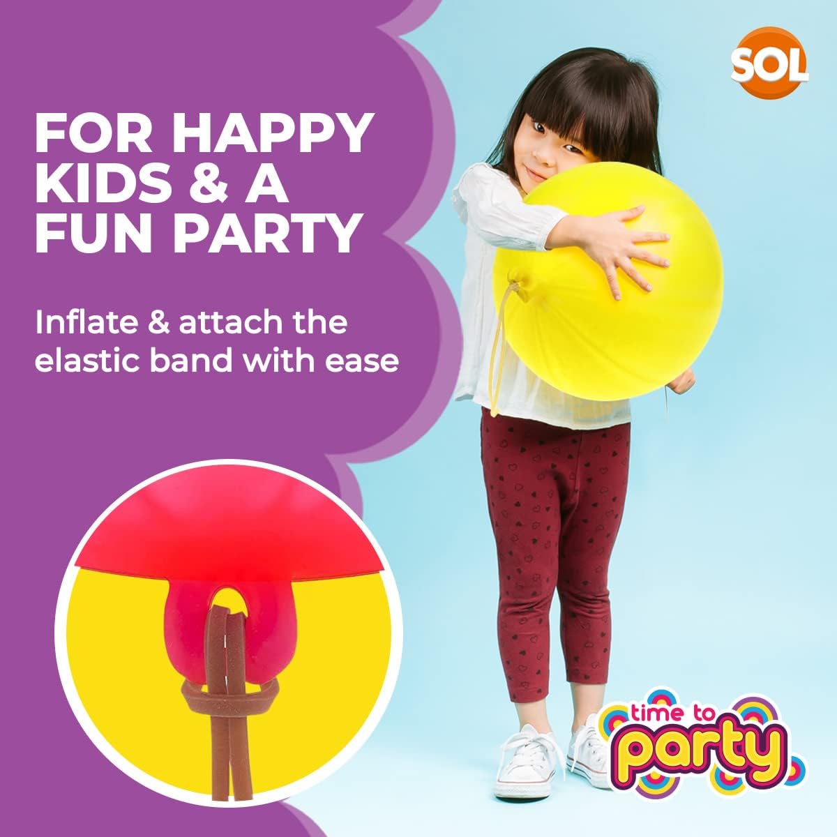 Jaunty Partyware 25x Large Punch Balloons for Kids Ideal Party Bag Fillers - 12 Inch Large Size - Assorted Colours - Fun Children’s Party Ideas - Thick & Strong - Easy to Inflate