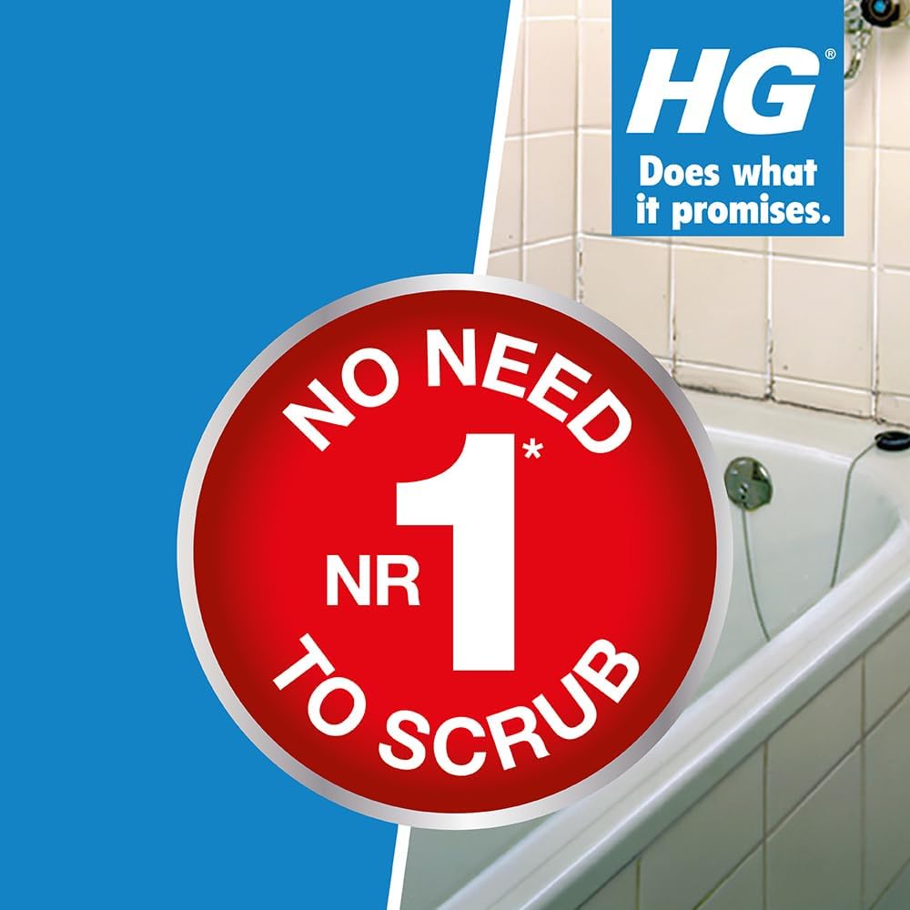 HG Mould Spray, Effective Mould Spray & Mildew Cleaner, Removes Mouldy Stains From Walls, Tiles, Silicone Seals & More - 500ml , Pack of 1