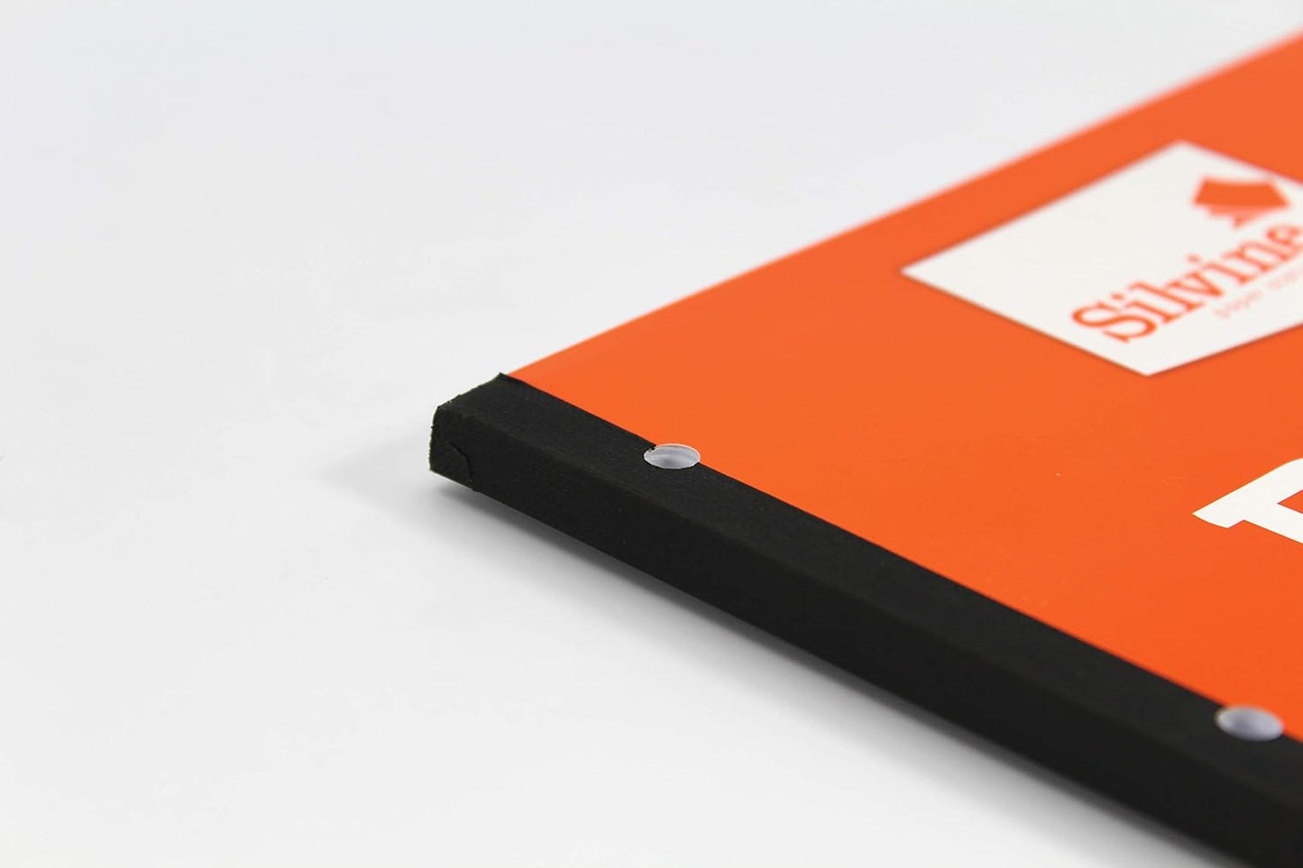 Silvine 160 Page A4 Refill Pad, Side Bound and Punched 4 Holes. Ruled 8mm Feint with Margin. Ref A4SRPFM, Single, White
