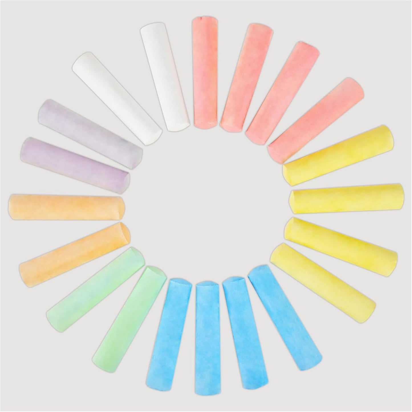 Galt 20 Giant Chalks - Extra Large Childrens Chunky Pavement Chalks - Bright Vibrant Colours - Washable, Easy Clean Outdoor Kids Garden Toys - Portable Carry Case with Handle - Ages 3 Years Plus