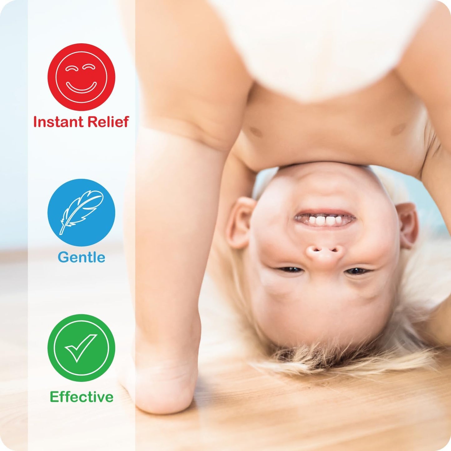 Snufflebabe Nasal Spray Saline Solution - Instant Congestion & Hayfever Relief - Suitable from Birth (15ml)