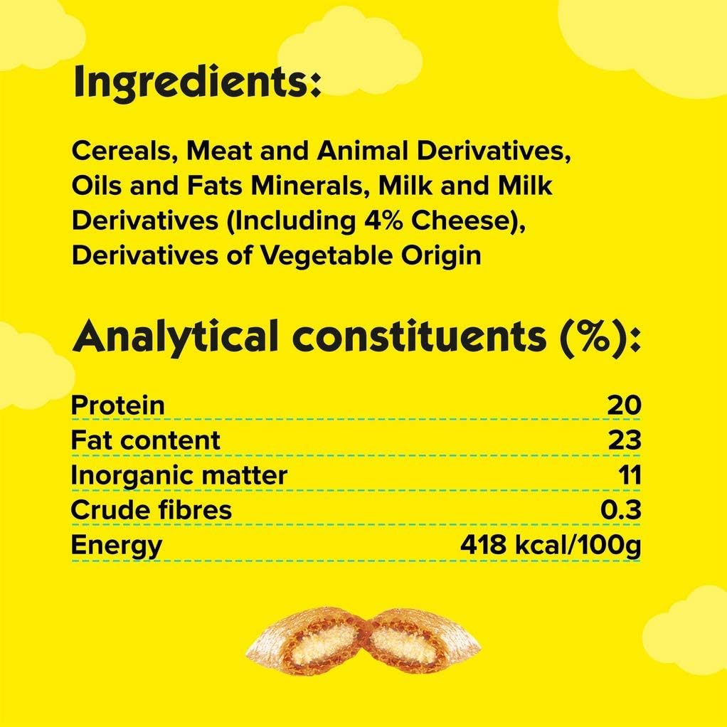 DREAMIES - Cat Treats - 12 x 60g - Multipack Biscuits - Variety Snack Box - 12 Pouches