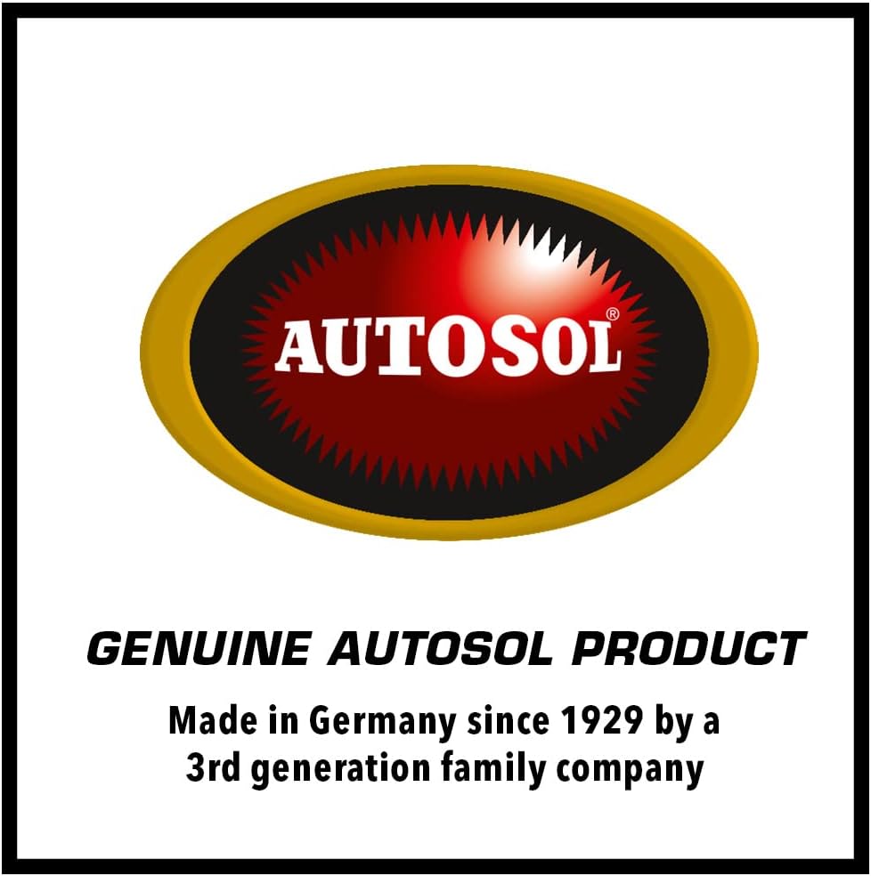 Autosol Metal Polish Paste for Home, Bike, Boat and Car Cleaning, Alloy Wheel Cleaner, Rust Remover for Metal, All-Purpose Metal Cleaner 75ml Tube