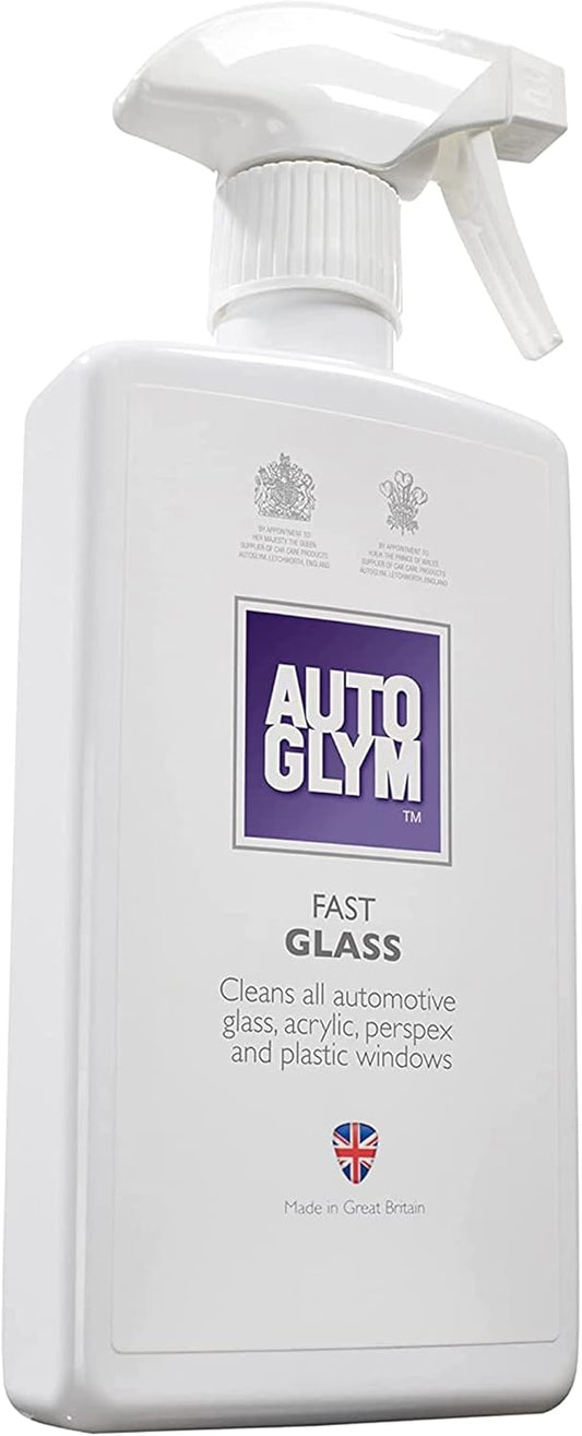 Autoglym Fast Glass, 500ml - Car Window Cleaner for Windscreen, Windshield, Window Cleaning, Mirrors and More