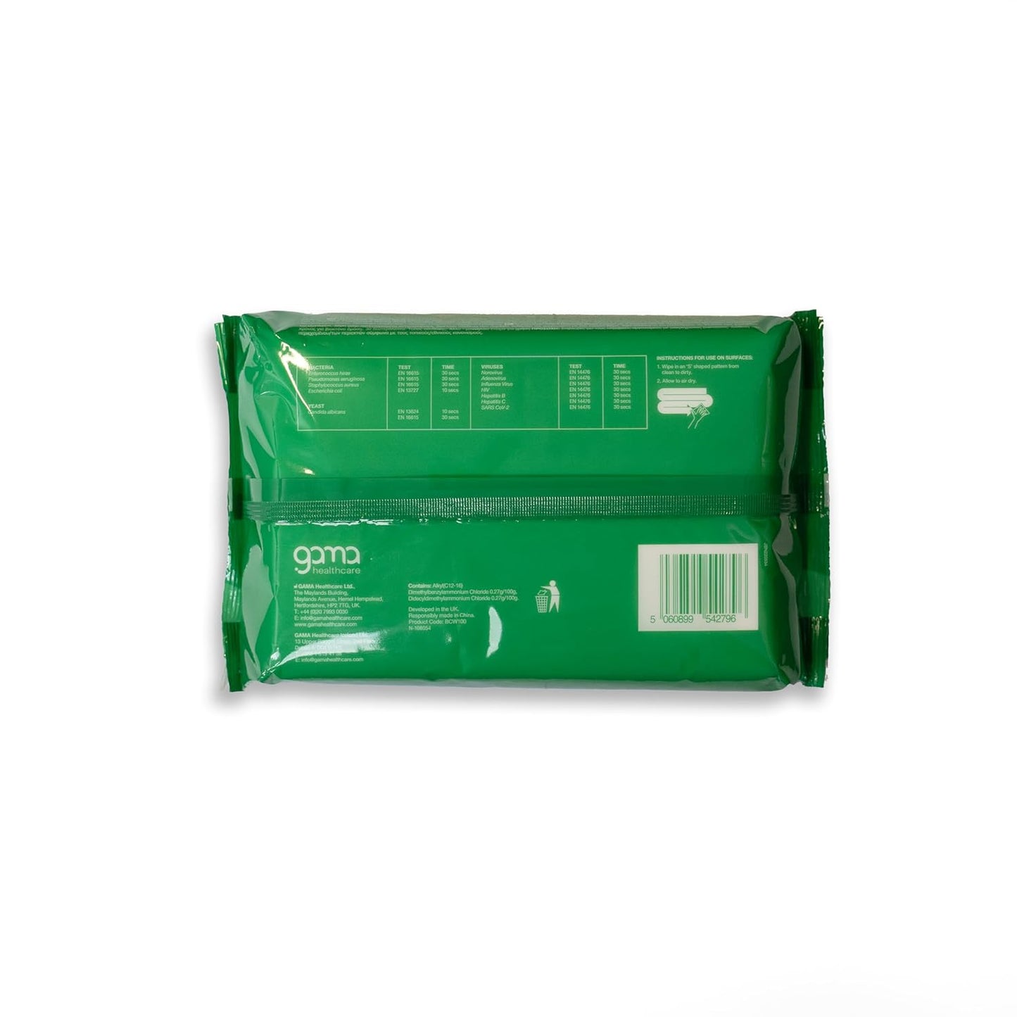 Clinell Universal Cleaning and Disinfectant Wipes for Surfaces (BCW200) - The Original Pack of 200 Regular Wipes - Multi Purpose Wipes, Kills 99.99% of Germs, Effective from 10 Seconds