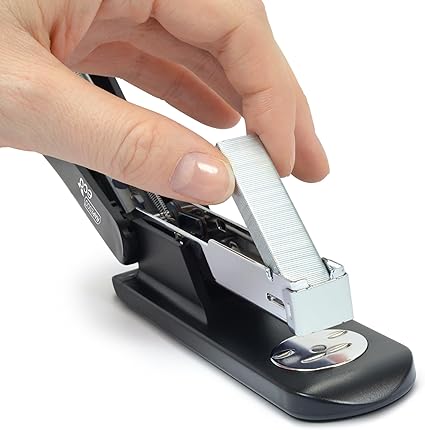 Rapesco 1756 Business Pack: 4 ECO Half Strip Staplers and 4 Boxes of 1000 26/6mm Staples, 20 Sheet Capacity, Black