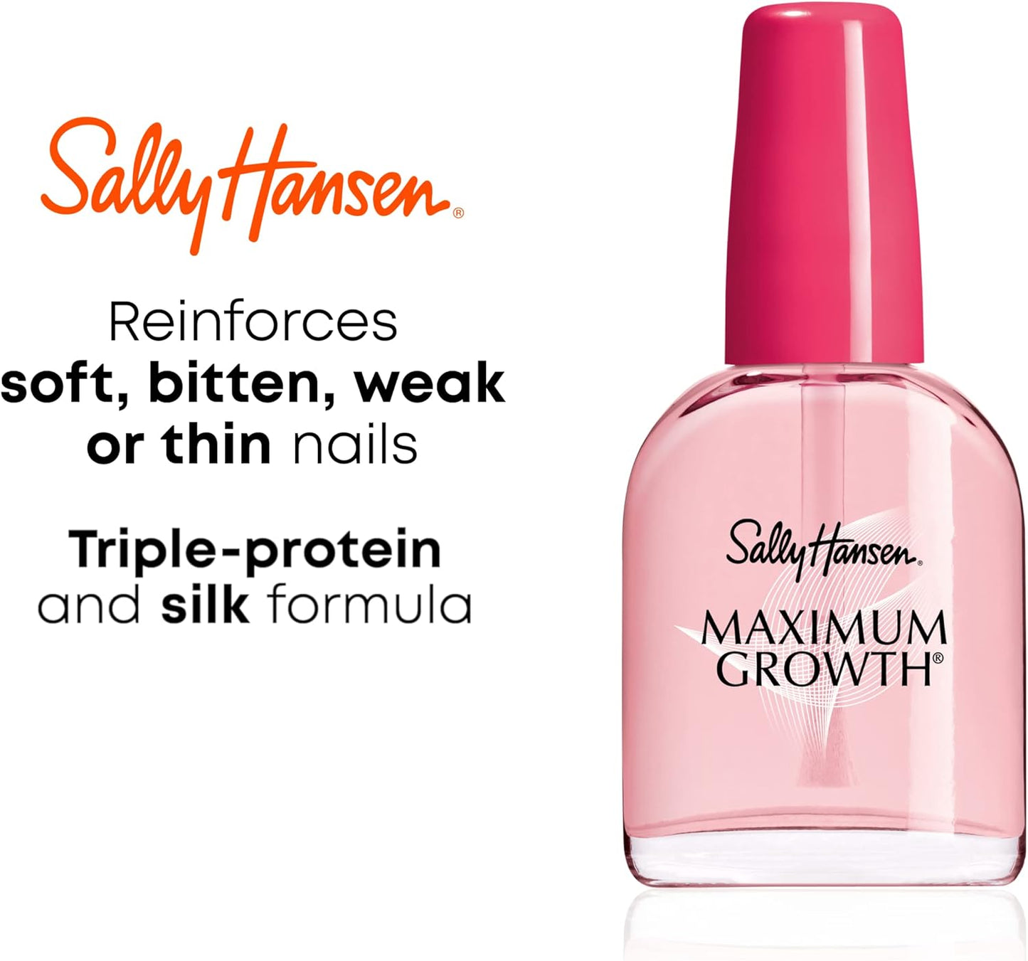 Sally Hansen Maximum Growth Nail Care Treatment, 13.3 ml (Pack of 1)