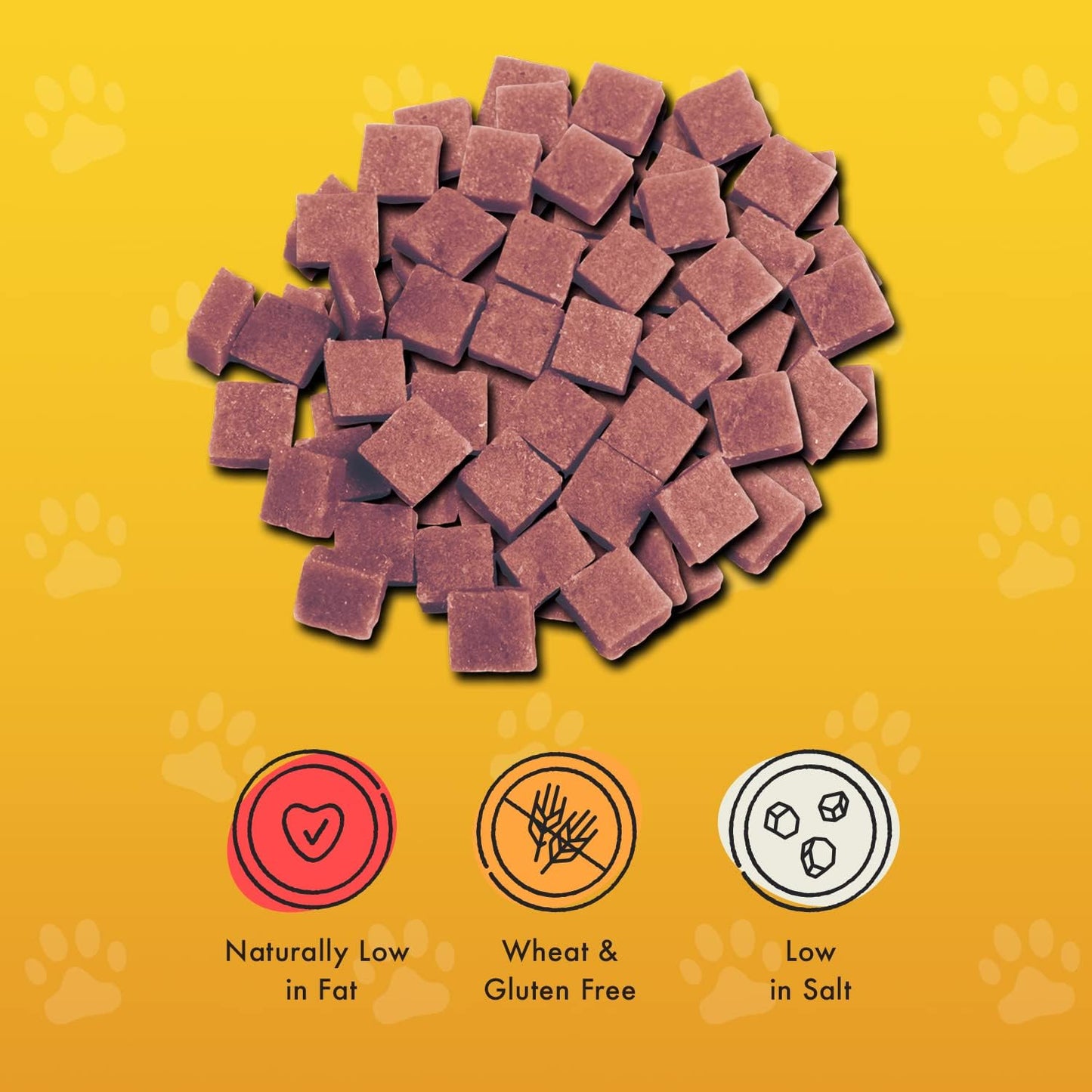 Pet Munchies Venison & Beef Liver Dog Training Treats, Grain Free Tasty Bites with Natural Real Meat, Low in Fat 50g