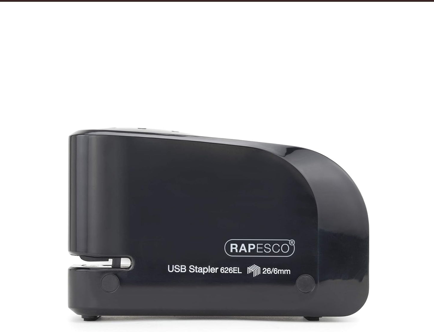 Rapesco 1454 626EL Automatic USB/Battery Stapler with 1000 26/6mm Staples, 15 Sheet Capacity, Black