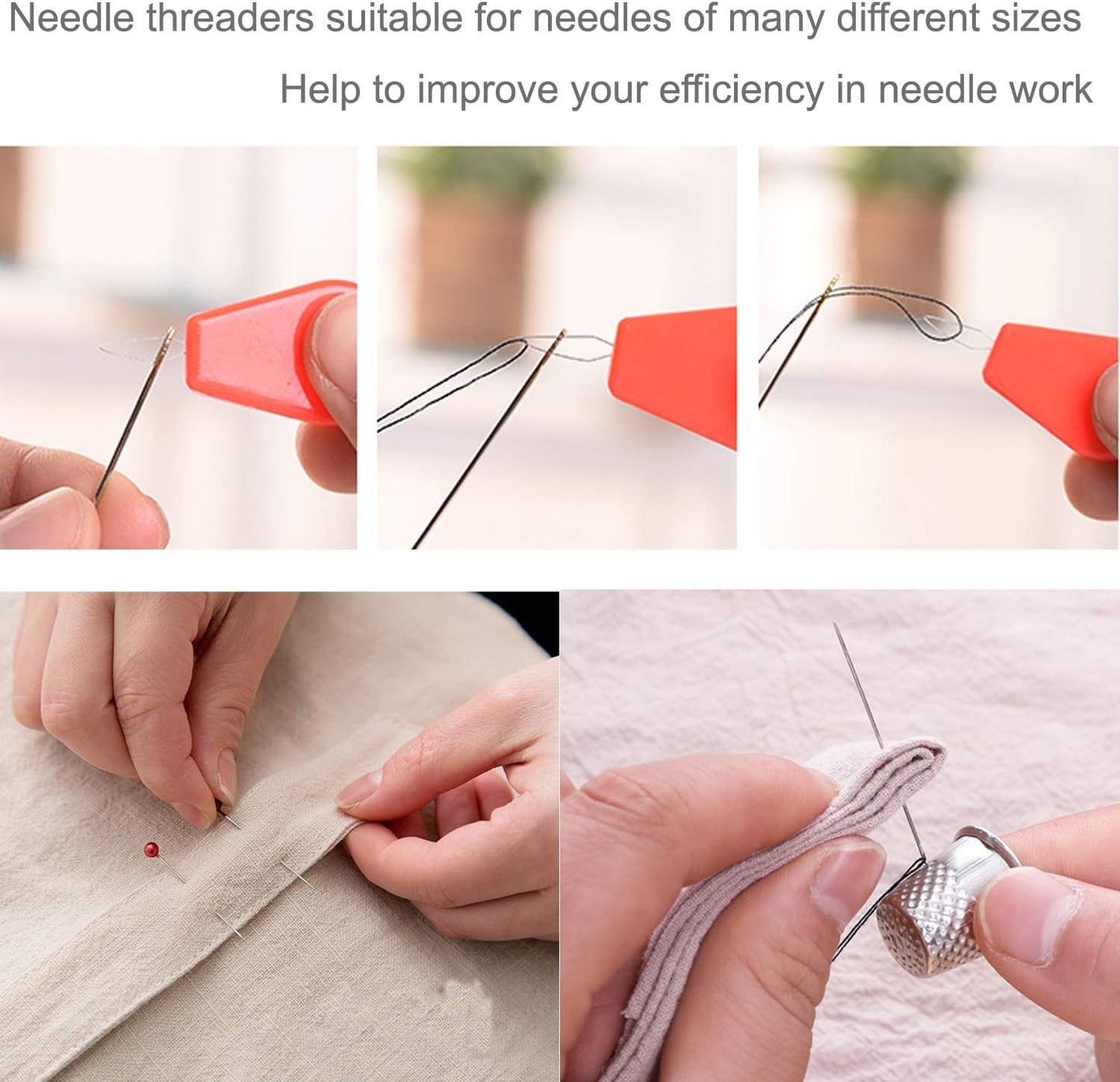 AUERVO Travel Mini Sewing Kit, Over 70 Premium Supplies, Filled with Needles, Scissors, Thimble, Thread, Tape Measure