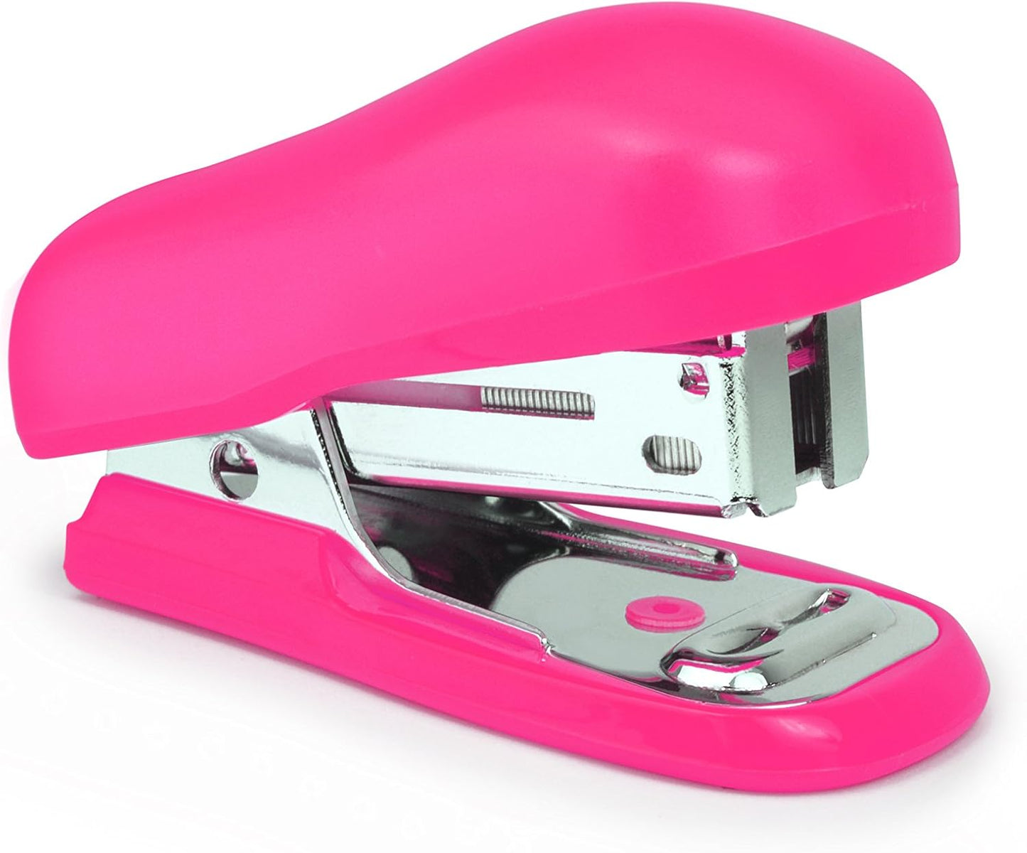 Rapesco 1412 Bug Mini Stapler, 12 Sheet Capacity, and 1000 x 26/6 mm Staples, Hot Pink