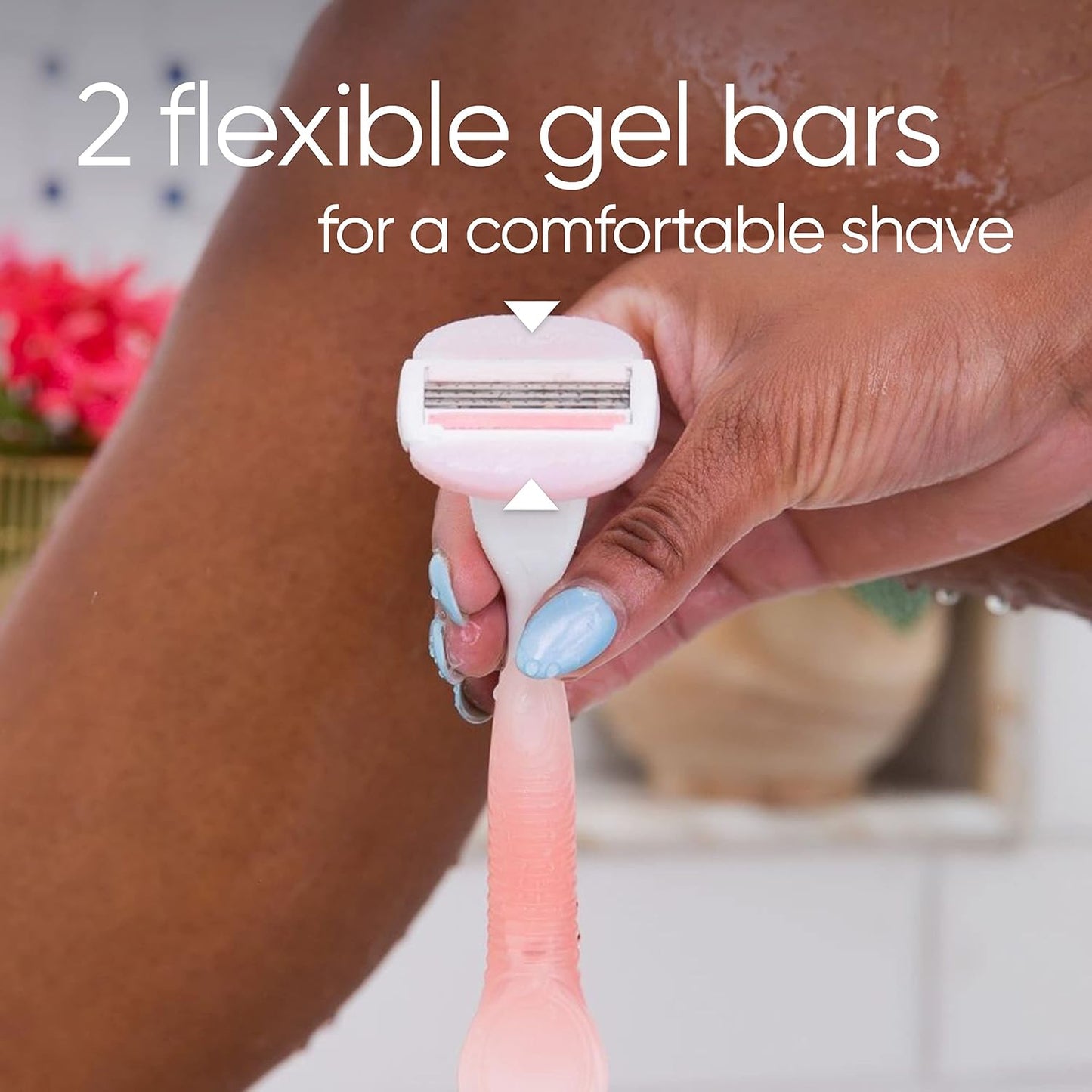 Gillette Venus Comfortglide Spa Breeze Women's Razor Blade Refills, Pack of , 3 built-in blades for a smooth, close shave that lasts