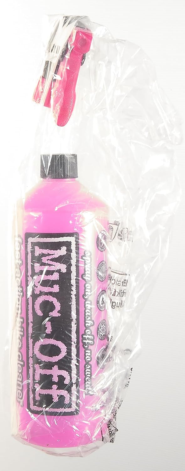 Muc-Off Nano-Tech Bike Cleaner, 1 Litre - Biodegradable Bike Cleaning and Bike Degreaser Spray - Fast-Action Bike Wash for MTB, Road, Gravel, eBikes, Black