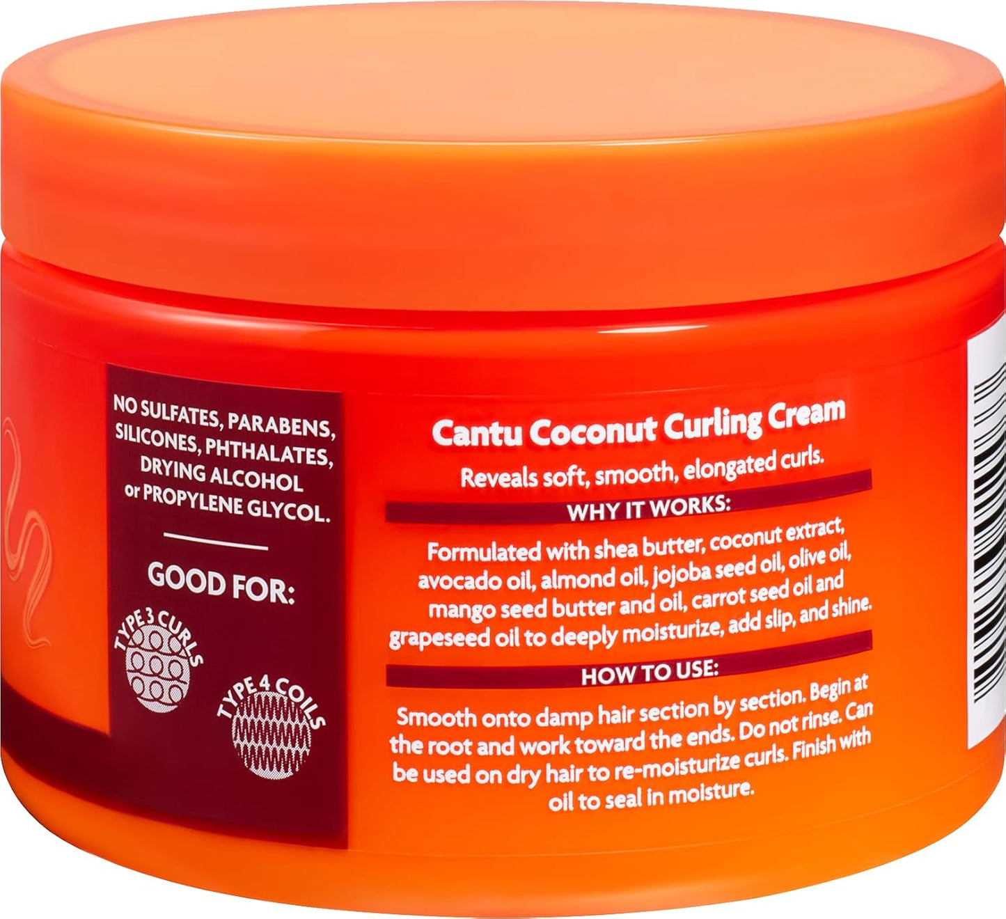 Cantu Coconut Curling Cream 340g (Packaging may vary)