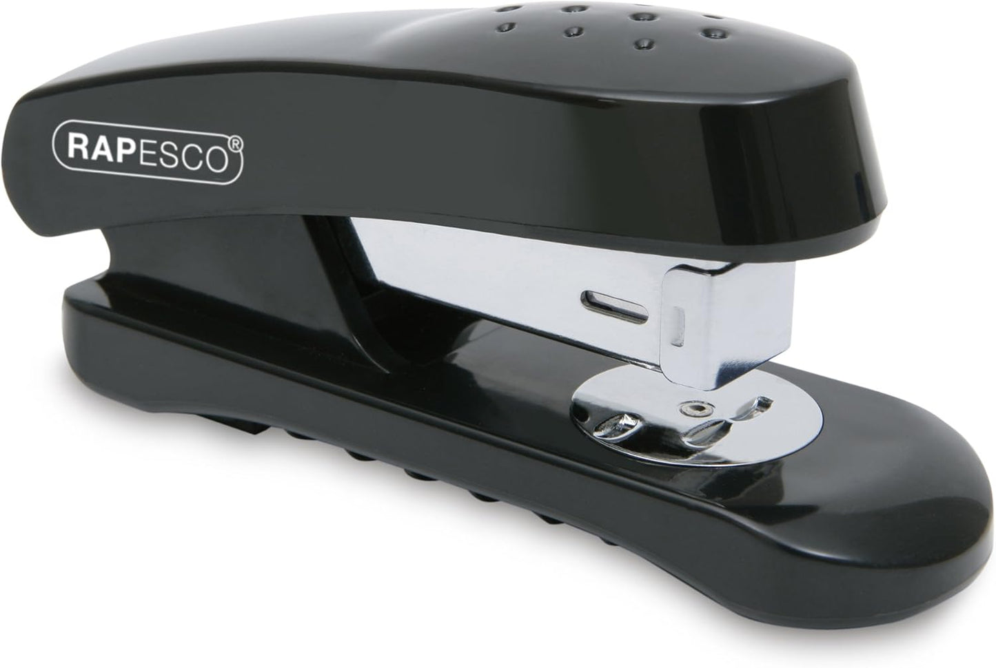 Rapesco R53800B1 Snapper Half-Strip Stapler, 20 Sheet Capacity, Black