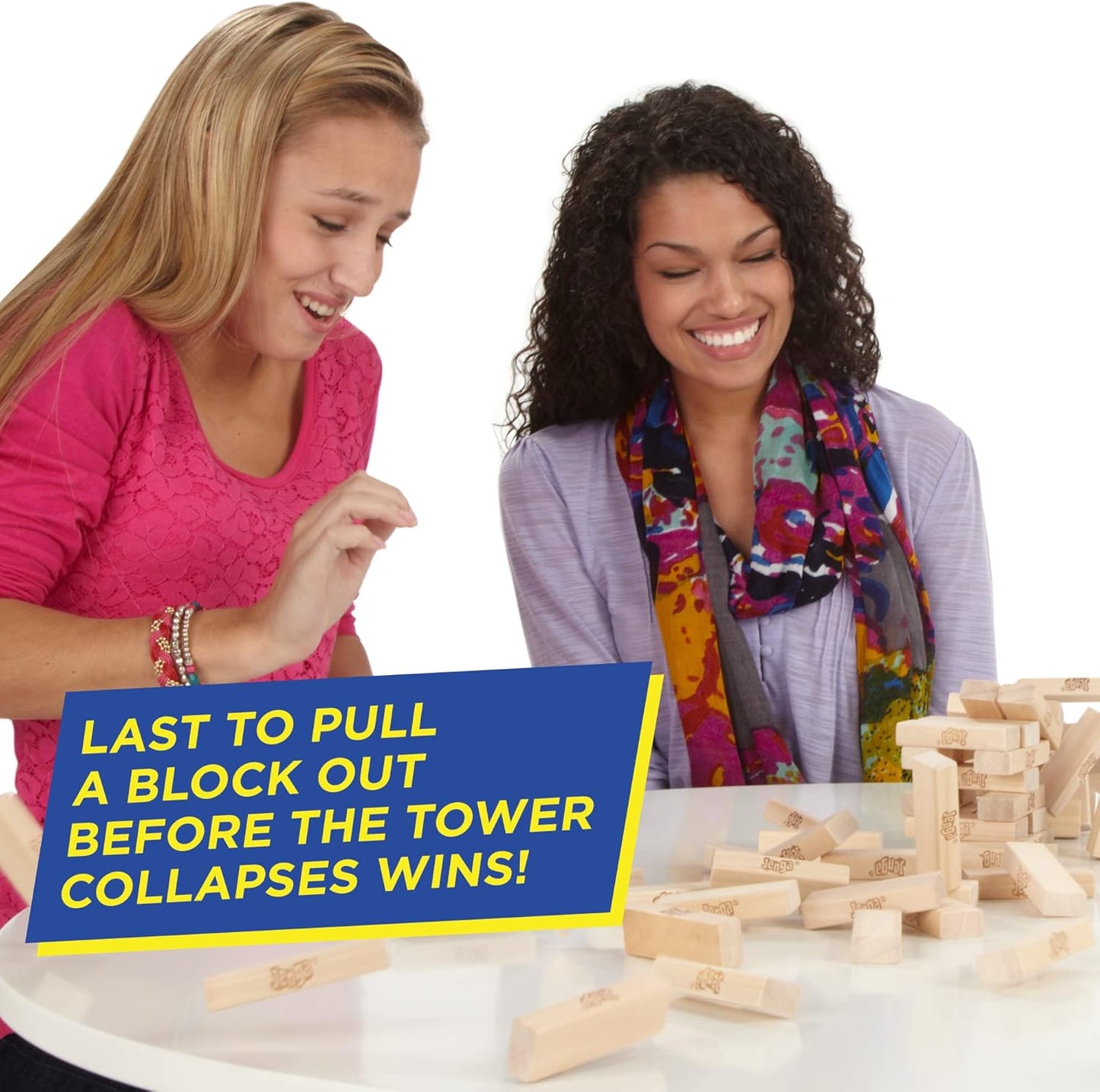 Hasbro Gaming Jenga, Party & Family Game, Easter Board Games for Kids, Fun Family Game for 1 Player or More, Strategy Game for All Ages