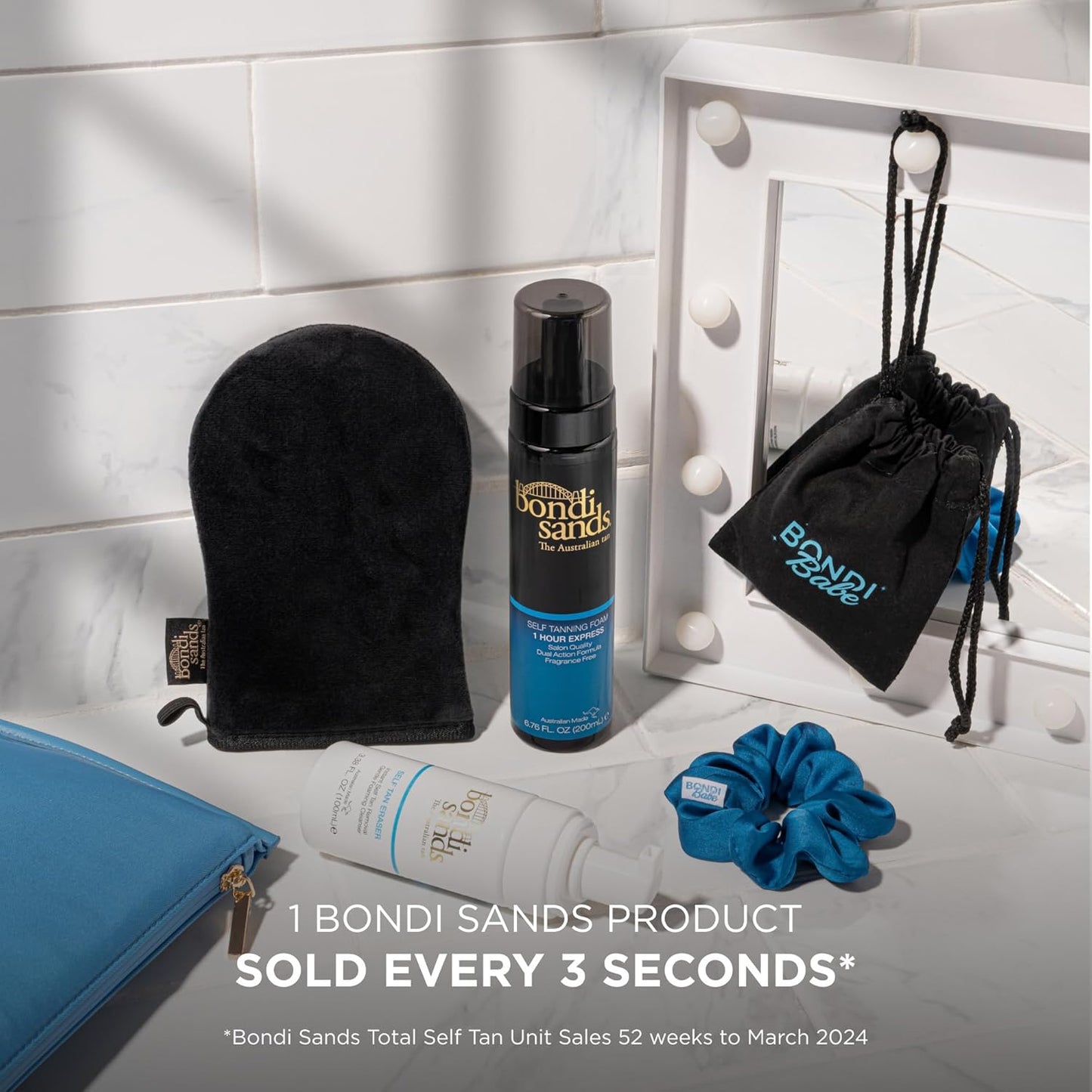 Bondi Sands Self-Tanning Application Mitt | Double-Sided Applicator Glove Prevents Stained Hands and Evenly Applies self tanner for a Flawless, Streak-Free Look, Washable + Reusable | Includes 1 Mitt