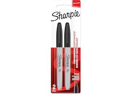 Sharpie Permanent Markers Fine Black