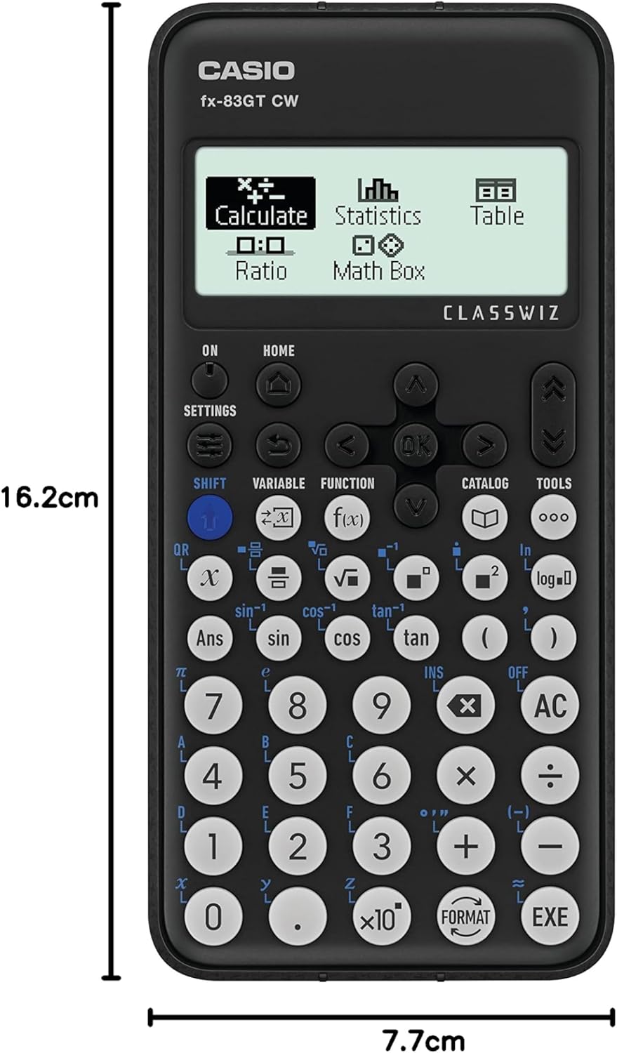 Casio FX-83GTCW Black Scientific Calculator