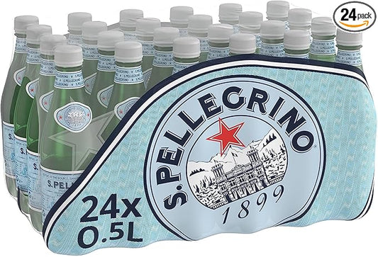 24 x 500 ml Sparkling Natural Mineral Water Fizzy Carbonated Drink