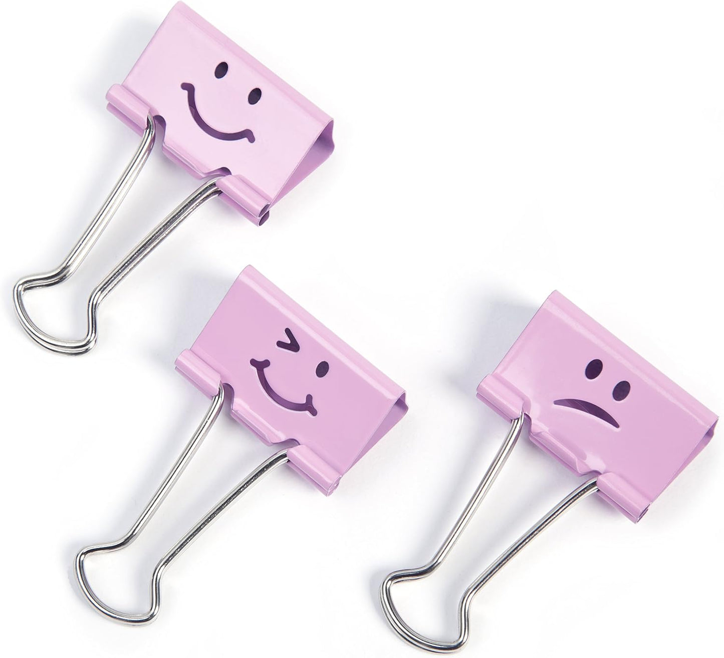 Rapesco 1352 32 mm Fun Foldback Clips, Candy Pink, Pack of 20